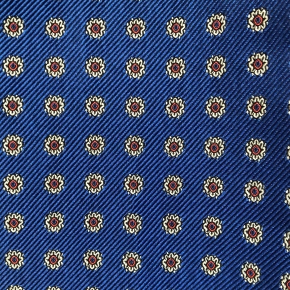 J.Crew EUC Blue Patterned Pants Size 4 - Picture 6 of 11